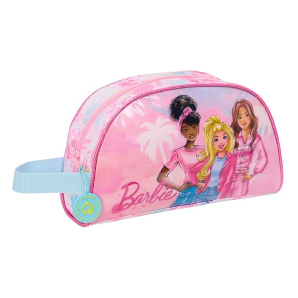 Rejsetoilettaske Barbie Painterly Pink Himmelblå 26 x 16 x 9 cm