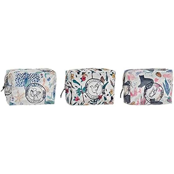 Nödvändig - DKD HEMDEKOR - Tropisk necessär - Flerfärgad - 20 x 8 x 14 cm - 3 enheter
