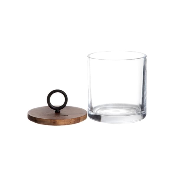 Container | HARDIE | glas med trælåg | 10x14cm | 893921