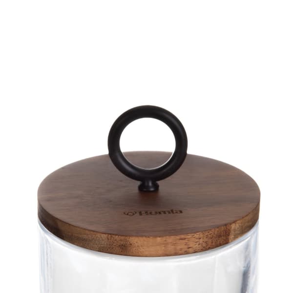 Container | HARDIE | glas med trælåg | 10x14cm | 893921