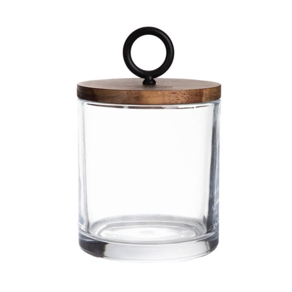 Container | HARDIE | glas med trælåg | 10x14cm | 893921