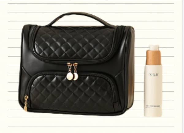 INF Toiletry Bag med stor kapacitet för kvinnor, kosmetikväska för resor