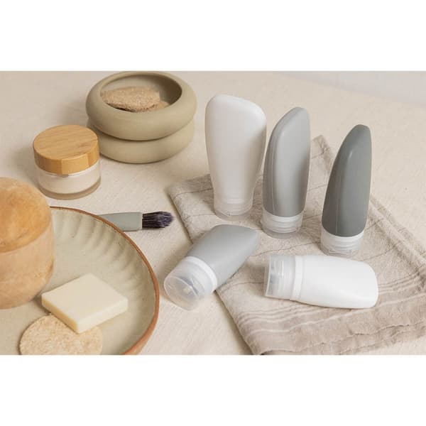 Rejsetoilettaske Numada Gennemsigtig PVC Silikone 20 x 6,5 x 13,5 cm