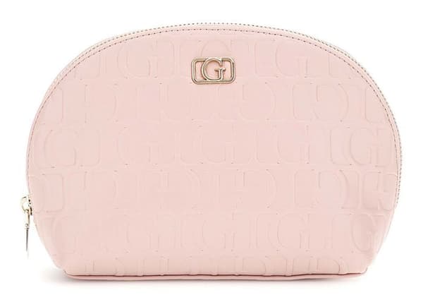 GUESS Necessär i lax för kvinnor - Television Dome Zip Bag Orchid 300384