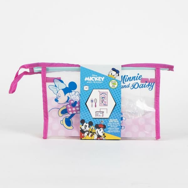 Toilettilaukku ja tarvikkeet Minnie Mouse Pinkki 23 x 15 x 8 cm