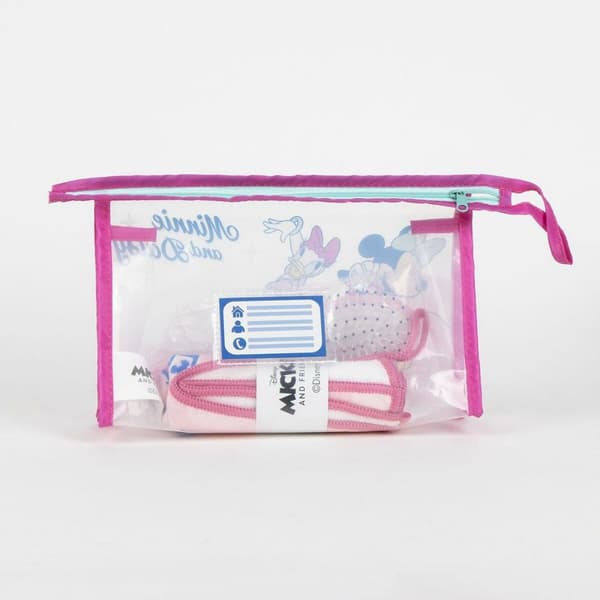 Toilettilaukku ja tarvikkeet Minnie Mouse Pinkki 23 x 15 x 8 cm