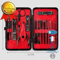 Miniatyrbild 1 av 4: INN® KIT 15 delar pedikyr manikyr kit Professionell ansiktsvård Nagelband Grooming Set Nagelklippare Rostfritt Bake United