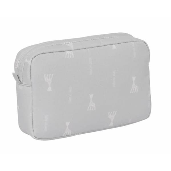 Rejsetoilettaske Sophie la Girafe Lysegrå 20 x 13 x 5,5 cm