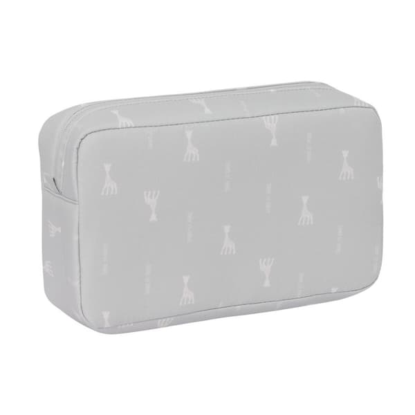 Rejsetoilettaske Sophie la Girafe Lysegrå 28 x 16 x 9 cm