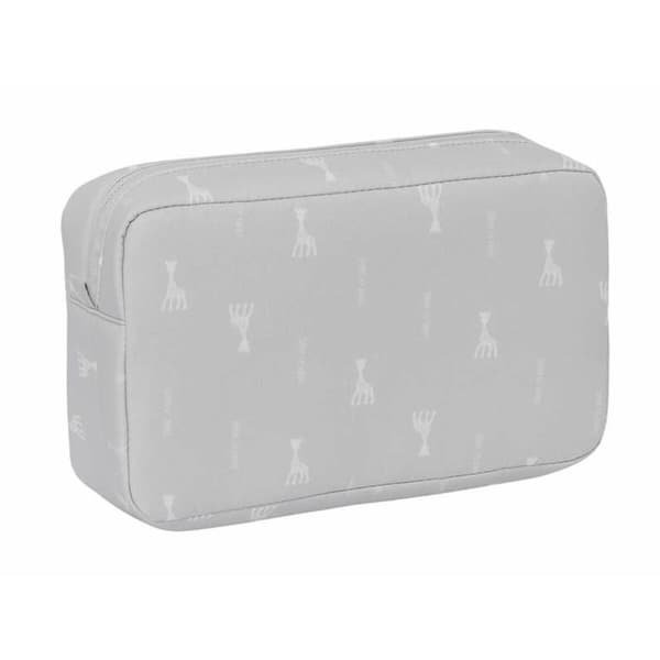 Rejsetoilettaske Sophie la Girafe Lysegrå 28 x 16 x 9 cm
