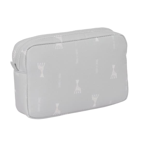 Rejsetoilettaske Sophie la Girafe Lysegrå 20 x 13 x 5,5 cm