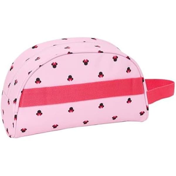 Toalettsväska - SAFTA - Minnie Mouse Naiv - Mjuk - Med dragkedja - Rosa
