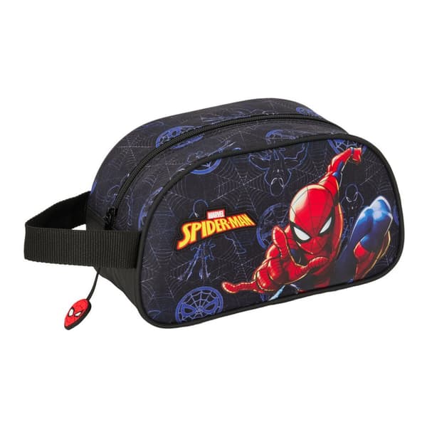 Resenecessär Spider-Man Attack Svart 26 x 15 x 12 cm