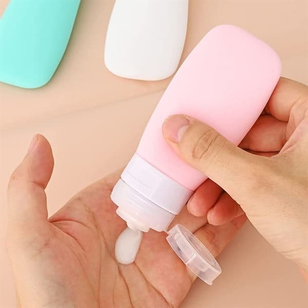 UNIQ Genanvendelige Silikone Rejseflasker - 4 stk - 60ml