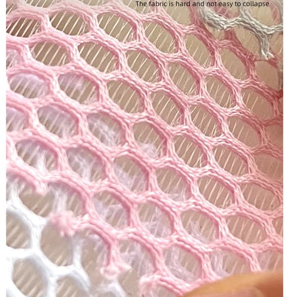 INF Kosmetisk Veske Mesh Veske Rosa