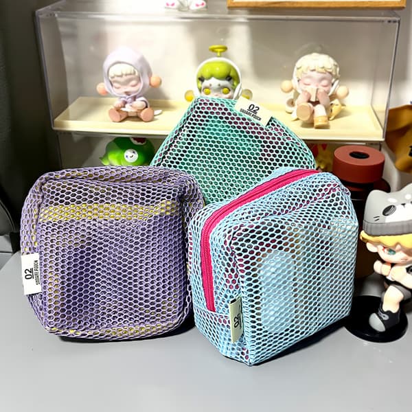 INF Elegant kosmetikkveske i japansk stil for oppheng Blå