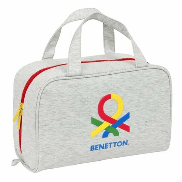 Kouluvessalaukku Benetton Pop Harmaa 31 x 14 x 19 cm