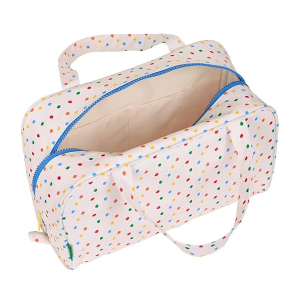 Skoletoilettaske Benetton Topitos Hvid 31 x 14 x 19 cm