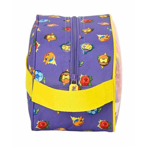 Skoletoilettaske SuperThings Guardians of Kazoom Lilla 26 x 15 x 12 cm