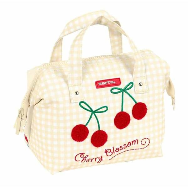 Skoletoalettveske Safta Cherry 26,5 x 17,5 x 12,5 cm