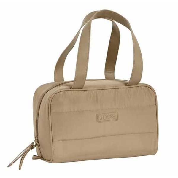 Skoletoalettveske Moos Camel Kamel Polstret 31 x 14 x 19 cm