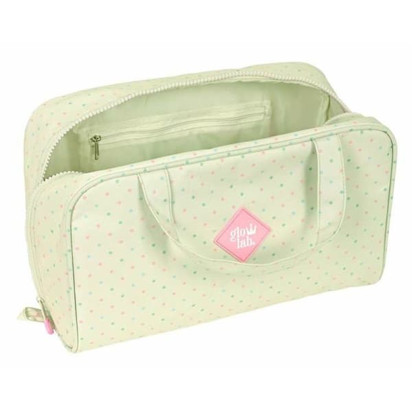 Skoletoalettveske Glow Lab Magic flow Beige 31 x 14 x 19 cm