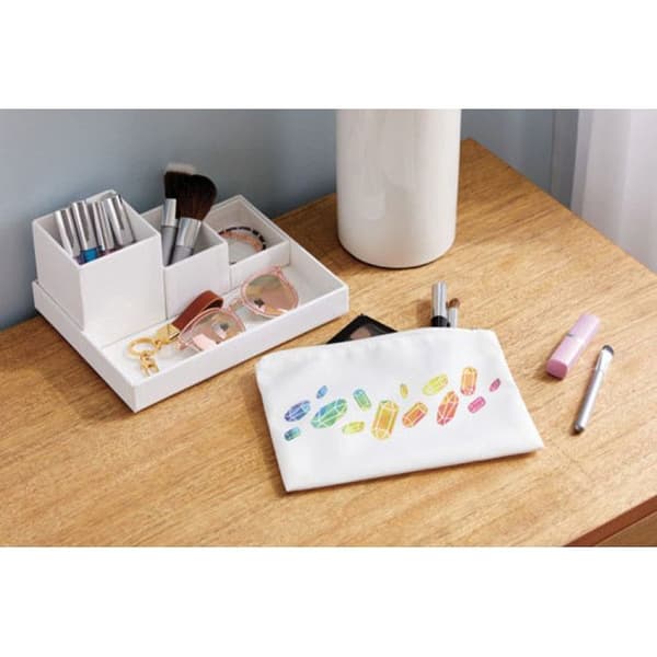 Cricut: Vit osmältbar bläck Makeup-påsar 3 Count
