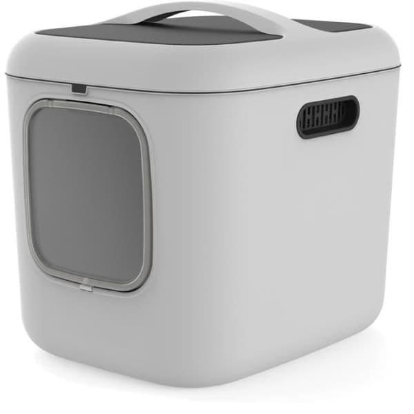 Toalettstol - ROTHO - BIALA XL - Vit av mistel - 61,4x49,9x57,6 mm