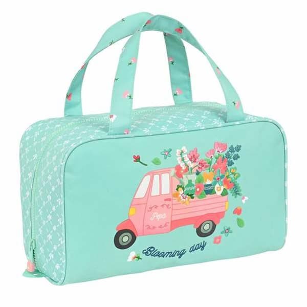 Skolnecessär Glow Lab Pepa Grön Multicolour 31 x 14 x 19 cm