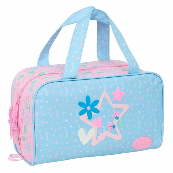 Reiseetui BlackFit8 Smile Rosa Lyse Blå 31 x 14 x 19 cm