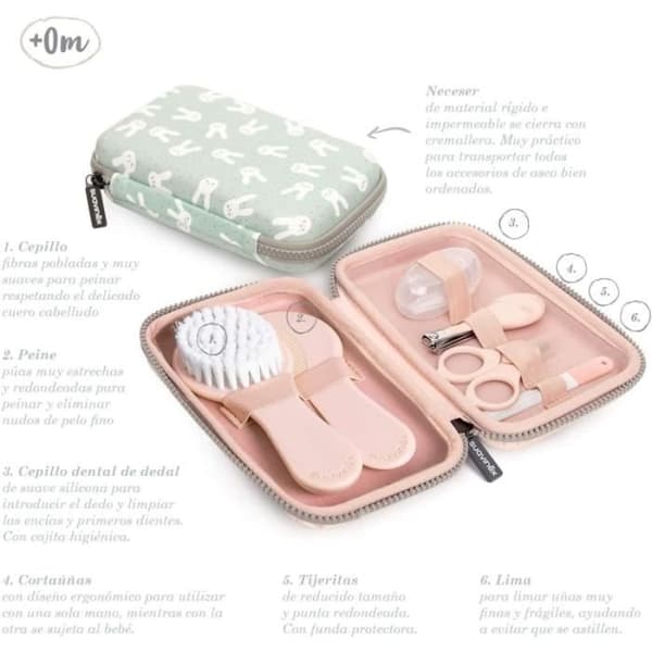 Necessär - Suavinex - 401211 - Hygge Design - Grön Färg - För Baby