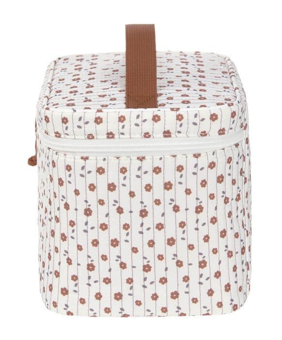 Necessär - Lässig - Casual Nursery Caddy To Go Bag - Vit - 22x18x15cm - Dragkedja