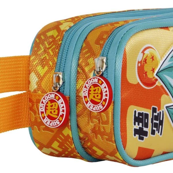 Makeupväska - penselväska Karactermania - 06878 - Dragon Ball Super - Dubbel Väska, Flerfärgad, 22 x 9,5 cm