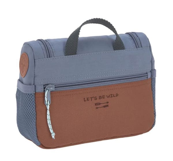 Necessär - Lässig - Adventure Mini Washbag - Blåbrun - 20x16,5x6 cm - Barn