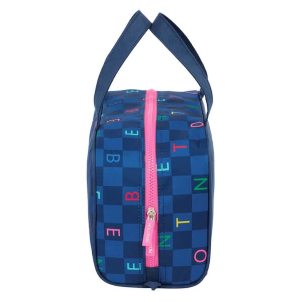 Resenecessär Benetton Damero Marinblå 31 x 14 x 19 cm