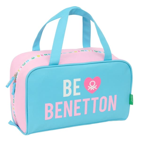 Resenecessär Benetton Unique Rosa Turkos 31 x 14 x 19 cm