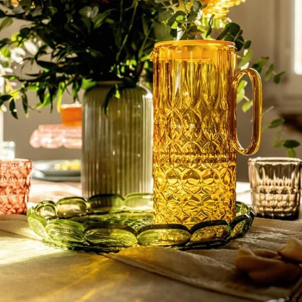 CARAFFA MED LOCK 'VANITY' I AKRYLGLAS BIO GUL GUZZINI