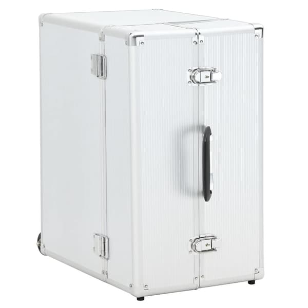 Pilotväska 47x39x27 cm silver aluminium