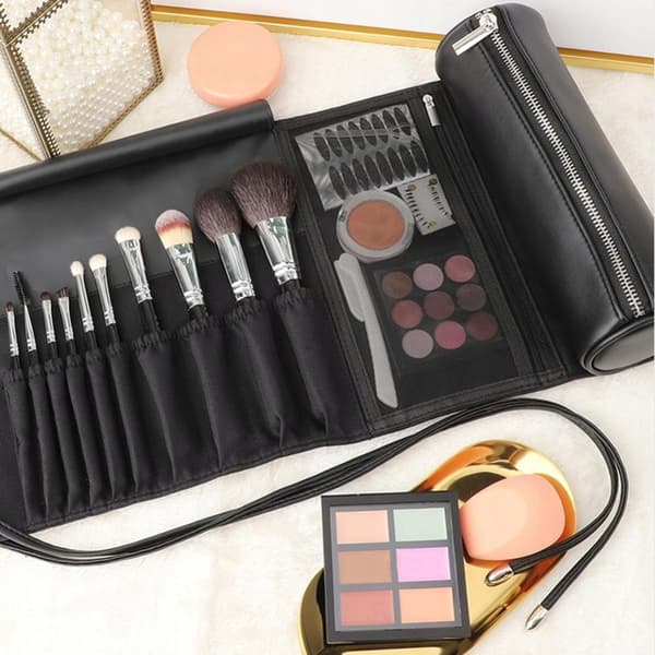 Sminkborste Roll n Go Tube Bag Happy Makeup