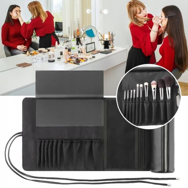 Sminkborste Roll n Go Tube Bag Happy Makeup