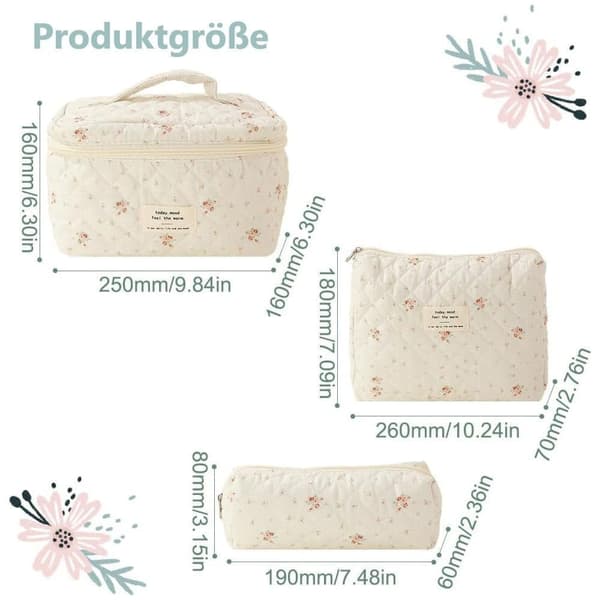 Lollanda 3-Pack - Necessär / Toalettväska