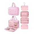 Miniatyrbild 2 av 6: Lollanda Sminkväska / Necessär / Toalettväska - Makeup Bag för Damer - Hängbar Reseorganizer med Smyckesfack