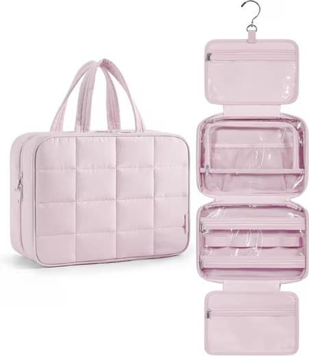 Lollanda Sminkväska / Necessär / Toalettväska - Makeup Bag för Damer - Hängbar Reseorganizer med Smyckesfack