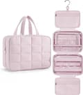 Miniatyrbild 1 av 6: Lollanda Sminkväska / Necessär / Toalettväska - Makeup Bag för Damer - Hängbar Reseorganizer med Smyckesfack