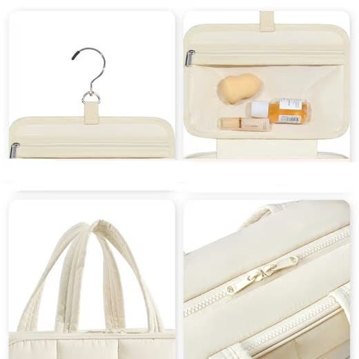 Lollanda Sminkväska / Necessär / Toalettväska - Makeup Bag för Damer - Hängbar Reseorganizer med Smyckesfack
