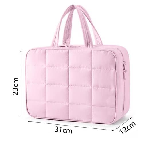 Lollanda Sminkväska / Necessär / Toalettväska - Makeup Bag för Damer - Hängbar Reseorganizer med Smyckesfack