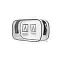 Miniatyrbillede 2 af 7: Rejsetoilettaske Numada Gennemsigtig PVC 23 x 11,5 x 6,5 cm