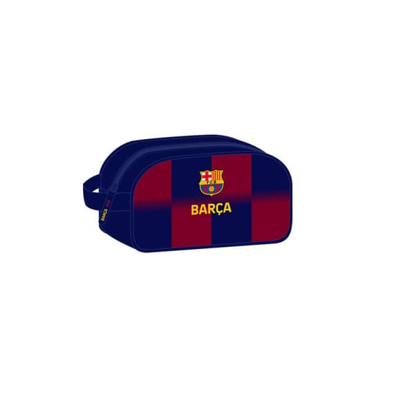 Rejsetoilettaske F.C. Barcelona Blå Rødbrun Sportslig 26 x 15 x 12 cm