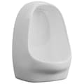 Miniatyrbilde 5 av 7: vidaXL Vegghengt urinal med spyleventil keramisk hvit