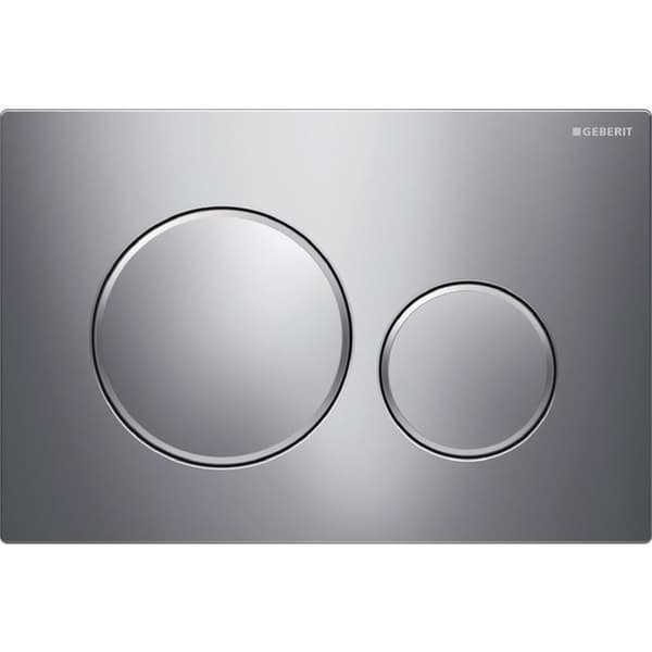 WC dubbelspolplatta DUOFIX SIGMA 20 vit/krom - GEBERIT - 115.882.KJ.1